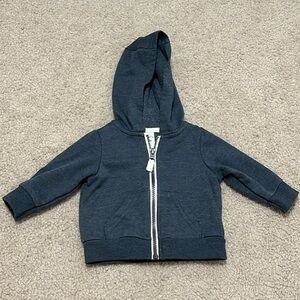 CARTERS Baby Boy Zip Up Fleece Lined Hoodie